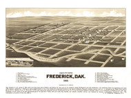 Frederick, South Dakota 1883 Bird's Eye View