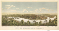 McKeesport, Pennsylvania 1893 Bird's Eye View - Old Map Reprint