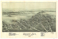 Mount Joy, Pennsylvania 1894 Bird's Eye View - Old Map Reprint