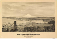 Tacoma, Washington 1878 Bird's Eye View