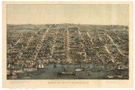 Alexandria, Virginia 1863 Bird's Eye View