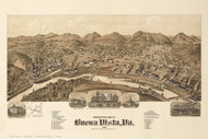 Buena Vista, Virginia 1891 Bird's Eye View
