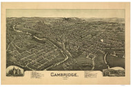 Cambridge, Ohio 1899 Bird's Eye View