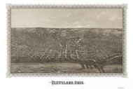 Cleveland, Ohio 1887 Bird's Eye View