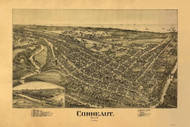 Conneaut, Ohio 1896 Bird's Eye View