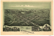 Woodsfield, Ohio 1899 Bird's Eye View