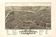 Youngstown, Ohio 1882 Bird's Eye View