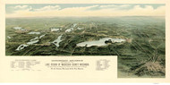 Oconomowoc, Wisconsin 1890 Bird's Eye View