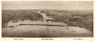 Superior and Duluth, Wisconsin 1915 Bird's Eye View