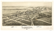 Ladonia, Texas 1891 Bird's Eye View