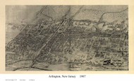 Arlington, New Jersey 1907 Bird's Eye View