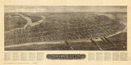 Asbury Park, New Jersey 1910 Bird's Eye View