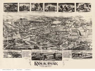 Rockaway, New Jersey 1902 Bird's Eye View