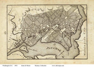 Washington DC 1802 - Jones & Moore - Old Map Reprint