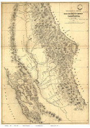 California 1848 Ord - Old State Map Reprint