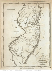 New Jersey 1794 Morse - Old State Map Reprint