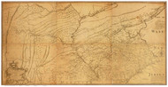Pennsylvania 1759 Scull - Old State Map Reprint