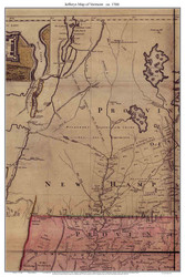 Vermont ca1760 - Jefferys - Old State Map Custom Print