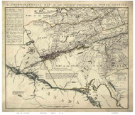 Vermont 1780 - Covens - Old State Map Reprint