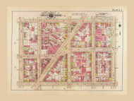 Plate 7, New Hampshire Ave. - Washington DC 1919 Atlas Old Map Reprint - Baist Vol.1
