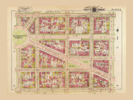 Plate 8, Washington Circle - Washington DC 1919 Atlas Old Map Reprint - Baist Vol.1