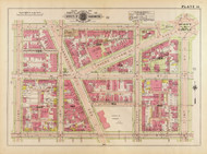 Plate 14, Scott Circle - Washington DC 1919 Atlas Old Map Reprint - Baist Vol.1
