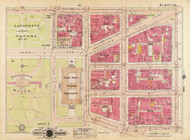 Plate 23, Lafayette Square - Washington DC 1919 Atlas Old Map Reprint - Baist Vol.1