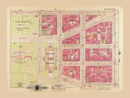 Plate 23, Lafayette Square - Washington DC 1919 Atlas Old Map Reprint - Baist Vol.1