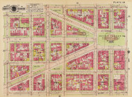Plate 29, Mount Vernon Square - Washington DC 1919 Atlas Old Map Reprint - Baist Vol.1