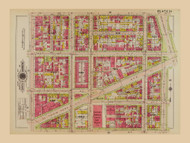 Plate 34, Northern Liberty Hall Market - Washington DC 1919 Atlas Old Map Reprint - Baist Vol.1