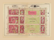 Plate 36, Judiciary Square - Washington DC 1919 Atlas Old Map Reprint - Baist Vol.1