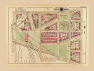 Plate 16, Folger Park - Washington DC 1921 Atlas Old Map Reprint - Baist Vol.2