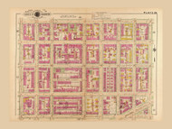 Plate 20, Morris Place - Washington DC 1921 Atlas Old Map Reprint - Baist Vol.2