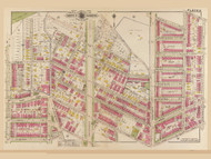 Plate 11, Newton St. - Washington DC 1919 Atlas Old Map Reprint - Baist Vol.3