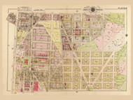 Plate 19, Jefferson St. - Washington DC 1919 Atlas Old Map Reprint - Baist Vol.3