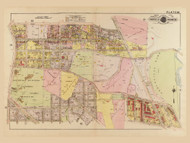 Plate 26, Massachusetts Ave. Heights - Washington DC 1919 Atlas Old Map Reprint - Baist Vol.3
