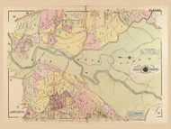 Plate 27, Rock Creek Park - Washington DC 1919 Atlas Old Map Reprint - Baist Vol.3