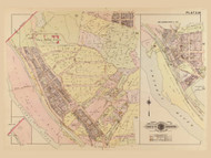 Plate 30, Little Falls - Washington DC 1919 Atlas Old Map Reprint - Baist Vol.3