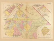Plate 11, U.S. Reform School Farm - Washington DC 1921 Atlas Old Map Reprint - Baist Vol.4