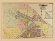 Plate 13, Minnesota Ave. - Washington DC 1921 Atlas Old Map Reprint - Baist Vol.4