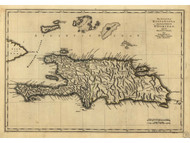 Hispaniola, or St Domingo, 1768 - Old Map Reprint - USA Jefferys 1768 Atlas 72
