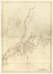 Sagadahoc River & Casco Bay, 1776 - USA Regional DB v.3