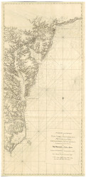 New York to North Carolina - Coastline, 1780 - USA Regional DB v.3
