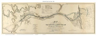 Cape Cod Canal 1862 Baldwin - Old Map Custom Print