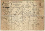 Chesapeake Bay 1776 - Sayer - Old Map Reprint