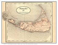 Nantucket 1871 Walling & Gray - Old Map Custom Print