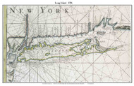 Long Island 1706 - author unknown - Old Map Custom Print