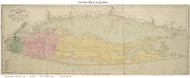 Long Island 1843 - Colton - Old Map Reprint