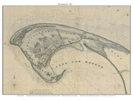 Provincetown and Truro, 1841 - Old Map Custom Print