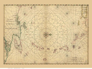 Lesser Antilles, 1650 Vinckeboons - USA Regional